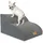 luxuskollektion Hundetreppe 2 Stufen Grau