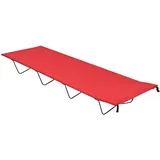 vidaXL Campingbetten 2 Stk. 180x60x19 cm Oxford-Gewebe und Stahl Rot