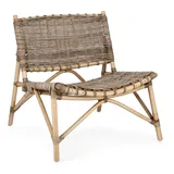 Sessel Tarifa aus Rattan, Natur