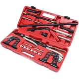 Wiltec Fahrzeug Werkzeug, Druckluft Ventilfederspanner Ventilfeder Set, Ventilschaftdichtung, Montage und Demontage