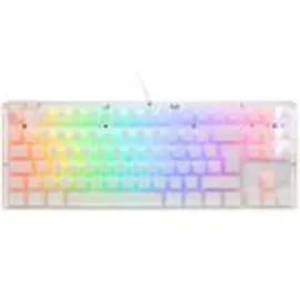 Ducky One 3 Aura White TKL Gaming Tastatur, RGB LED - MX-Silent-Red