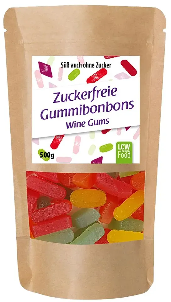 LCW Zuckerfreie Gummibonbons Wine Gums Mix