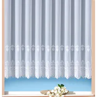 WECKBRODT Gardine »Heidelberg«, (1 St.), echte Stickerei, Voile, transparent,