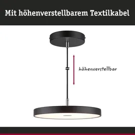 Paulmann Hildor 1-flg. 31 cm schwarz Kunststoff/Metall