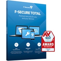 F-Secure Total Security und VPN 2019 ESD 5 Geräte 2 Jahre ML Win Mac Android iOS