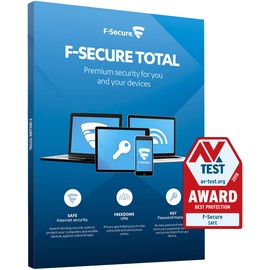 F-Secure Total Security und VPN 2019 ESD 5 Geräte 2 Jahre ML Win Mac Android iOS