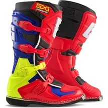 Gaerne GX-1 Goodyear Multi, Stiefel - Rot/Blau/Gelb - 42 EU