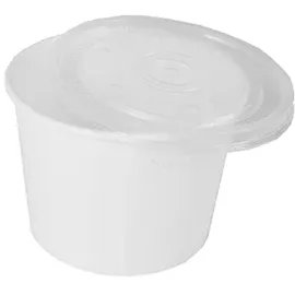 Papstar Suppenbecher Pappe "To Go" 500 ml Ø 11 cm 50 St. Weiß
