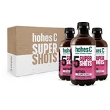 Hohes C Super Shots Antiox (3 x 330ml) – Zellschutz mit Brombeere, Himbeere, Erdbeere, Grüner Mate Tee-Extrakt, Aronia – vegan, ohne Zuckerzusatz & Konservierungsstoffe