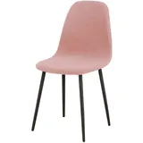 Meigeh Stuhlhussen skandinavischen Esszimmerstuhlhussen Skandinavische Stretch Stuhlhussen Esszimmerstühlhussen Waschbar Stuhlbezüge 2er Set Hellrosa
