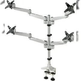 SpeaKa Professional SP-1624824 Swivel 4 fach 4fach Monitor-Tischhalterung 25,4 cm (10\ | 68,6 cm (2