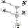 SpeaKa Professional SP-1624824 Swivel 4 fach 4fach Monitor-Tischhalterung 25,4 cm (10\ | 68,6 cm (2