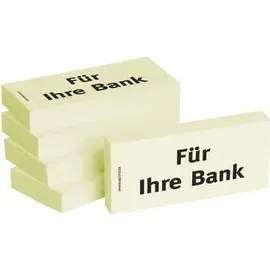 Bizstix Haftnotizen "Für Ihre Bank" (5 Stk.)