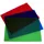 Livepac-Office 3x Schreibtischunterlage 30x42cm / Farbe: je 1x transluzent rot + blau + grün
