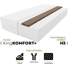 king matratzen KingKOMFORT PLUS 140 x 200 cm H3/H4