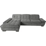 Alina Ecksofa ALINA "Salima", grau (dunkelgrau gfs 89), B:297cm H:90cm T:204cm, Sofas, Ecksofa, Inklusive Rückenlehnenverstellung