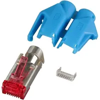EFB H7641.7-100 RJ45-Hirose Stecker STP, TM21 blau, 100 Stück,