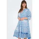 ONLY CARMAKOMA Tunikakleid Sommerkleid Blau 46