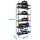 Proregal Schwerlastregal Giant Metal Shark HxBxT 250 x 100 x 50 cm Fachlast 180 kg Anthrazit-Anthrazit