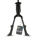 Fahrradständer Doppelständer 26"-28" - Fahrrad Zweibeinständer Höhenverstellbar - Doppel Fahrradständer belastbar bis 30 kg