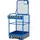 RR Industrietechnik R+R Industrietechnik Arbeitskorb Typ RAK-ONE 800x800x1900mm RAL5010 Enzianblau