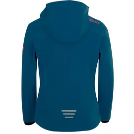 TROLLKIDS Trollfjord Softshelljacke - Midnight Blue / Coral - 128 cm