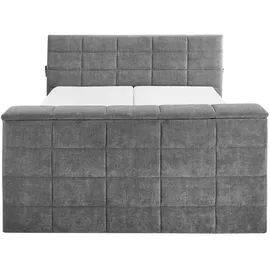 ed-lifestyle polstermöbel Boxspringbett Grau