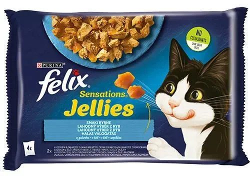 FELIX Sensations Fischgeschmacksrichtungen in Gelee 4x85g (Rabatt für Stammkunden 3%)