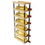 Proregal Weinregal Natur Holz, Kiefer, Rechteckig, 12.5x62.5x24.5 cm, Wohnzimmer, Regale, Weinregale