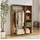 [en.casa] Nesbyen Kleiderschrank 0 x 0 x 0 cm Braun
