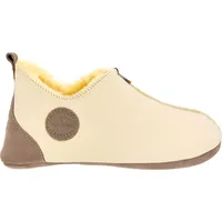 Vanuba - Damen Hausschuhe Oxford Relugan Lammfell aus medizinischen Schaffell D020 Gelb, Größe 39 EU - Gelb - 39