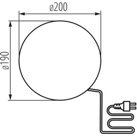 KANLUX Gartenkugel Außenleuchte Terrakotta Ø 20 cm inkl. Erdspieß IP65 E27