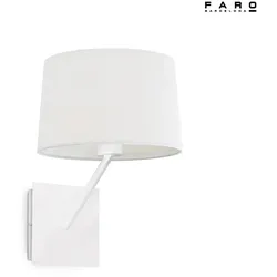 Faro Wandleuchte HANDY E27, IP20, weiß matt FAR-28413