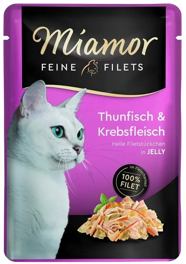 MIAMOR Feine Filets Thunfisch und Krebs Beutel 6x100 g