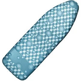 Dalykate Extra breiter Bügelbrettbezug und Ersatz-Pads, mit Kratz- schmutzabweisender, Dicker Polsterung elastischem Rand, 45,7 x 124,5 cm, Bügelbrettbezug, 4 Befestigungselemente 1 schützendes Netztuch