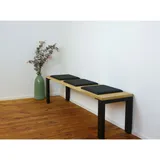 lycce Sitzkissen 40 x 33 cm Schwarz
