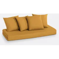 SO"HOME Matratze Und Kissen Für Schlafsofa Giada' ocker 80 x 190 cm