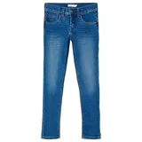 Name It Mädchen Nkmrobin Dnmtax Pant Noos Hose, Medium Blue Denim, 164