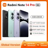 Xiaomi redmi note 14 pro 5g smartphone nfc dimentity 7300-ultra 6.67 "120hz 1,5 k display 200mp