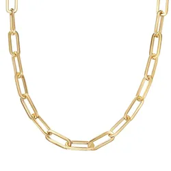 Lulu & Jane Halskette Metall-Legierung in Gelbgold Ketten   Damen