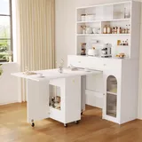 stilvora Esstisch klappbar 2-4 Personen 0 x 0 x 0 cm weiß