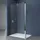doporro Duschwand 50x200cm Walk-in mit 30cm Nebenteil, 8mm Duschabtrennung Bremen mit rechteckigem Stabilisator, aus Echtglas Esg-sicherheitsglas - Silber
