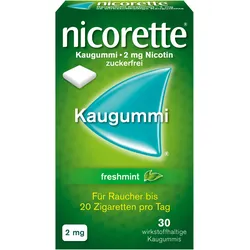 Nicorette Kaugummi freshmint 2 mg Nikotin