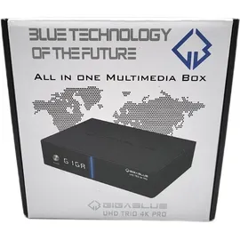 GiGaBlue UHD Trio 4K PRO - Combo Tuner, W-LAN 1200Mbps