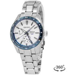 Seiko Men's SPB223J1 Presage GMT Lt.Ed Watch