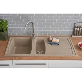 Respekta Boston 100 x 50 cm sandbeige + Handbetätigung