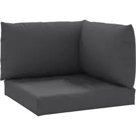vidaXL Palettenkissen 3-tlg. anthrazit