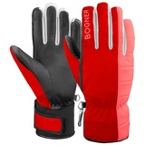 Bogner 9411899_10,5 Handschuh Handschuhe Rot, Schwarz