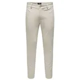 Only & Sons ONSMARK Tapered Chino Hose Beige 33 30