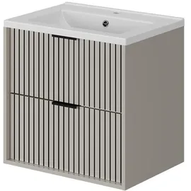 Vicco Waschtischunterschrank Ruford 60 x 57 cm Grau